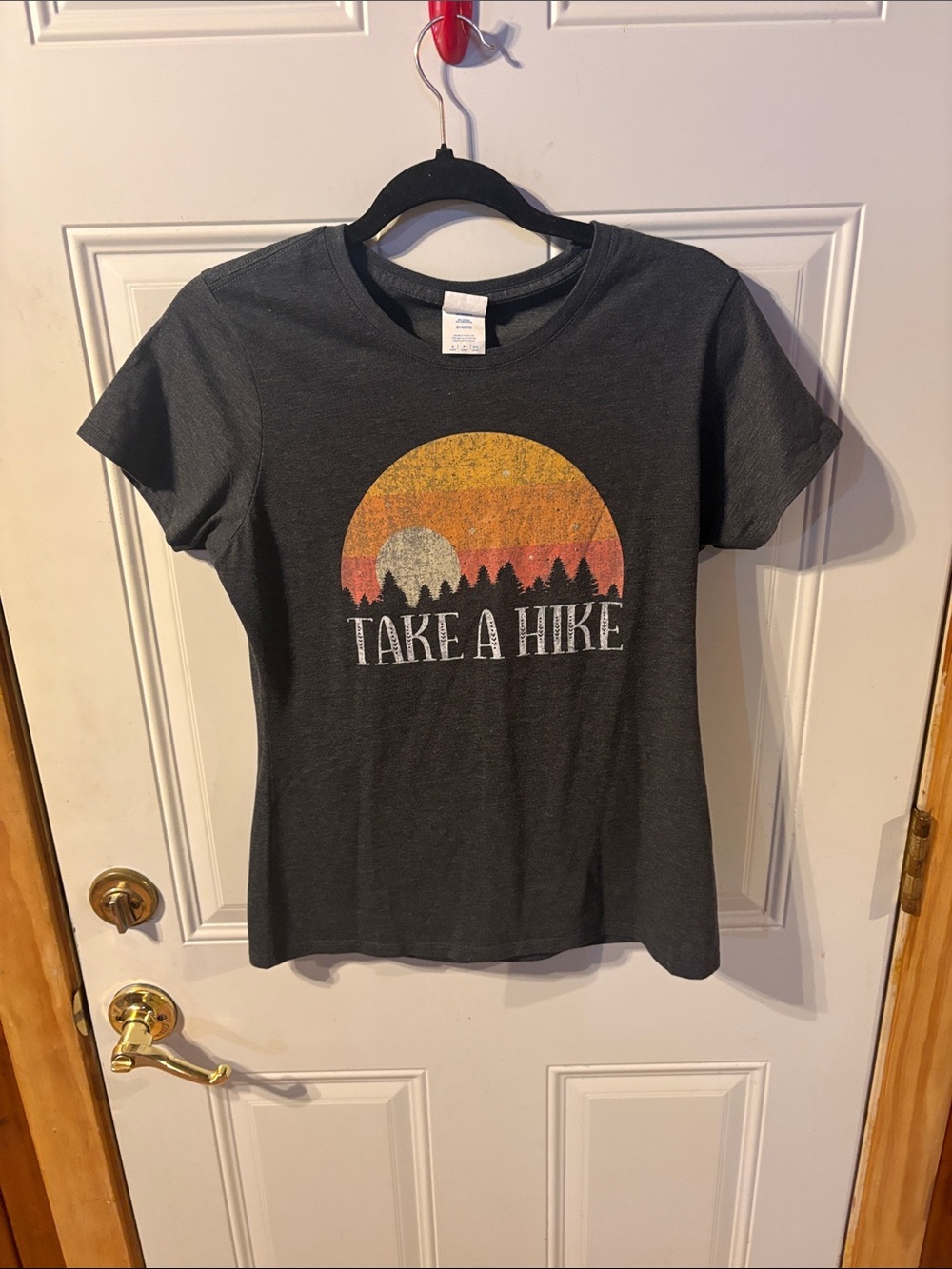 Port Company Tee Take a Hike Size Small